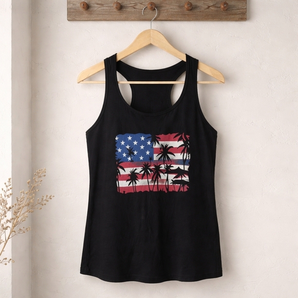 Freedom Rocks White Tank Top - Picture 2 of 2